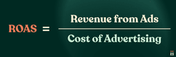 PPC Metric - ROAS Formula