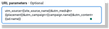 URL parameter in Meta Ads. 