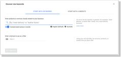 Screenshot of Google Ads Keyword Planner