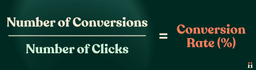 PPC Metric - Conversion Rate Formula
