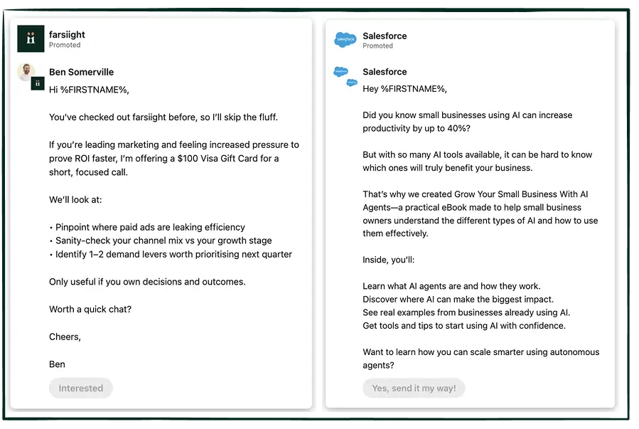 LinkedIn Conversation Ads